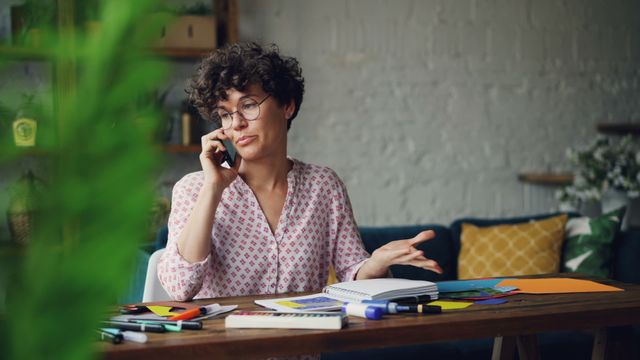 person on the phone