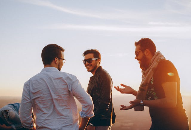 group-laughing-together